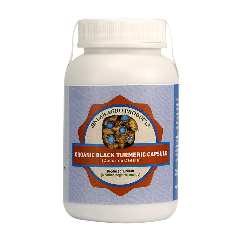Organic Black Turmeric Capsules (Cucurma Caesia), Product of Bhutan