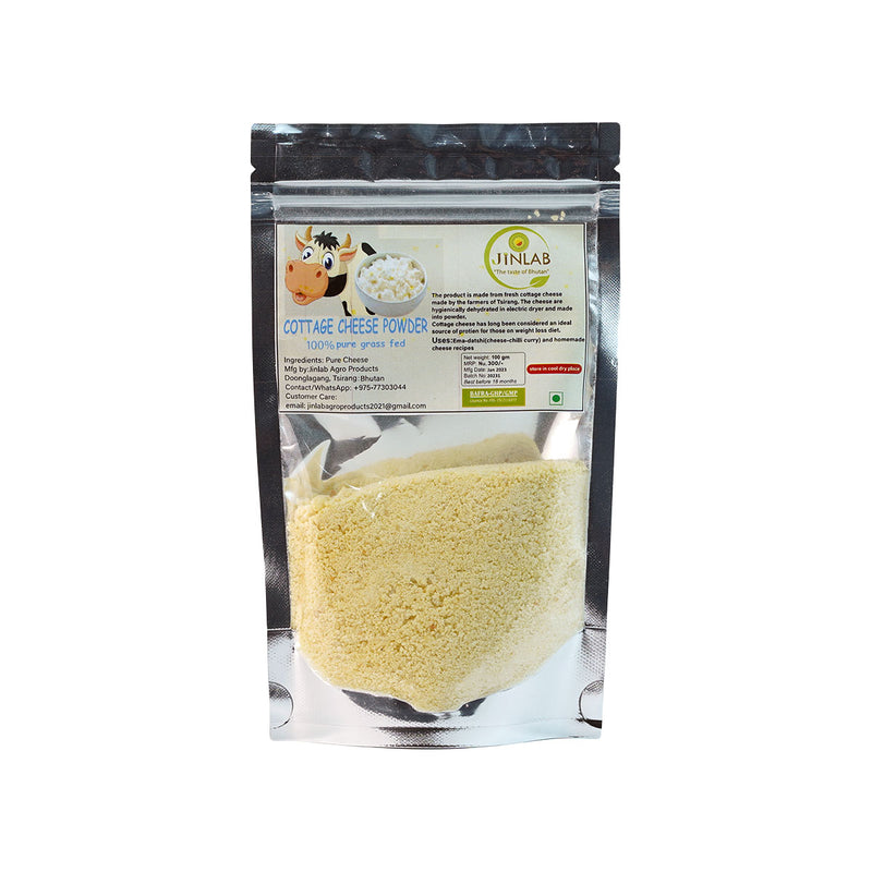 Cottage Cheese Powder, 100g, Jinlab Argo Products - Hygienically Dehydrated Fresh Cheese Powder
